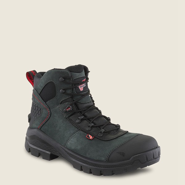 Botas de Seguridad Red Wing Hombre Azul Marino/Negros - Crv™ - 6-Inch Toe - 059-GBCKSY